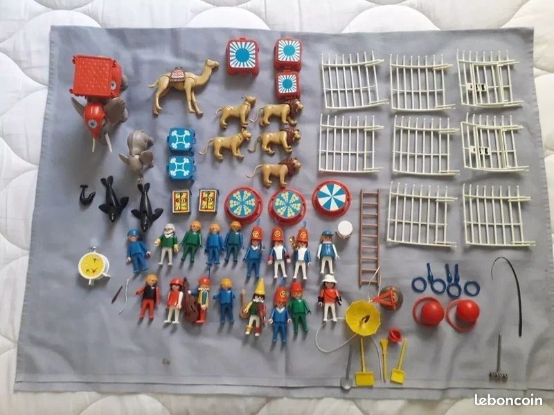 Playmobil cirque rouge vintage avec boite (image 4)