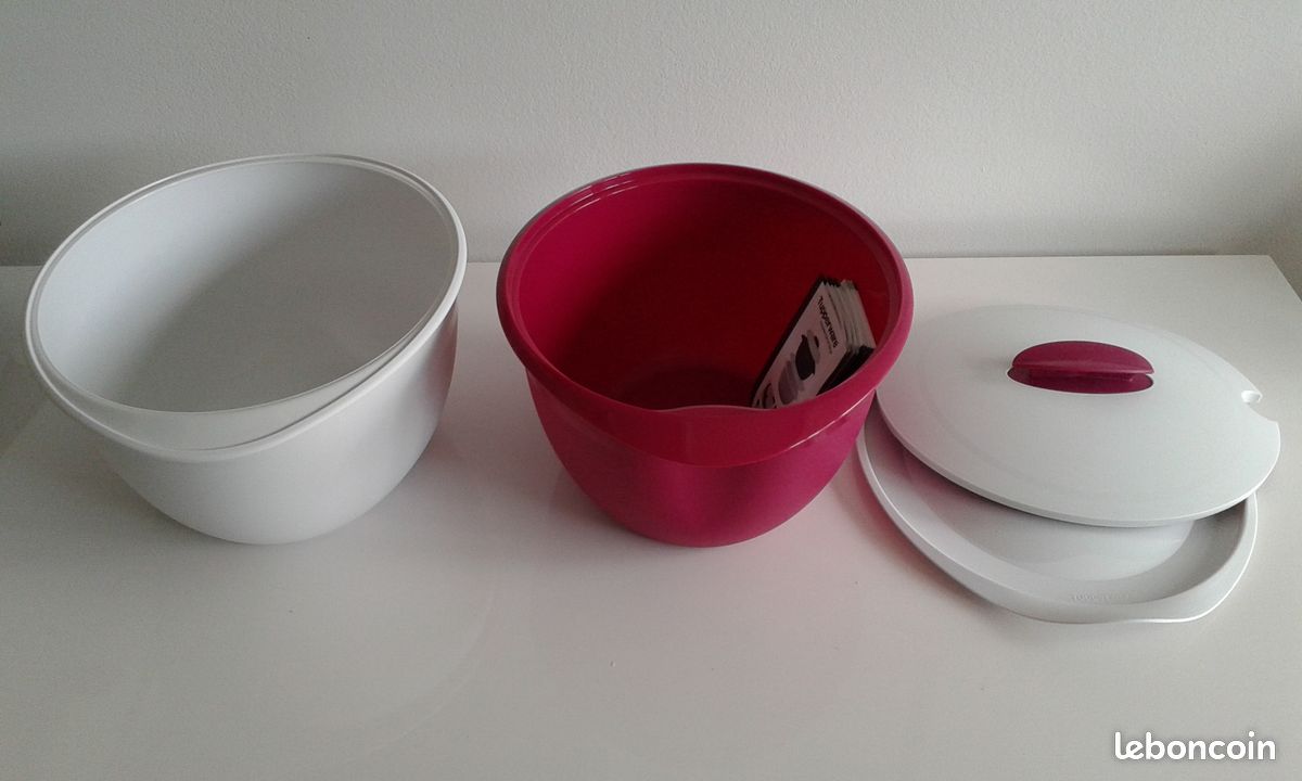 Bols Duo TUPPERWARE – Neuf, Emballage D’origine, Set De 2 Bols