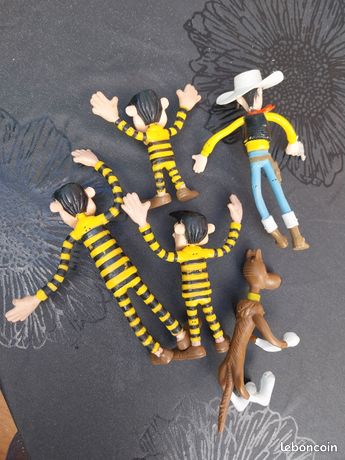 FIGURINE SCHLEICH MORRIS DARGAUD 1984 - LUCKY LUKE- SWEETY CHAT DE MA