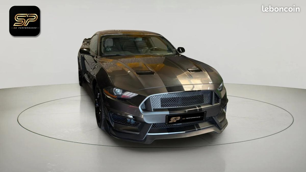 FORD Mustang GT * V8 5.0 * 466 ch * BVA * Cuir * GPS * Sièges Chauffants (image 2)