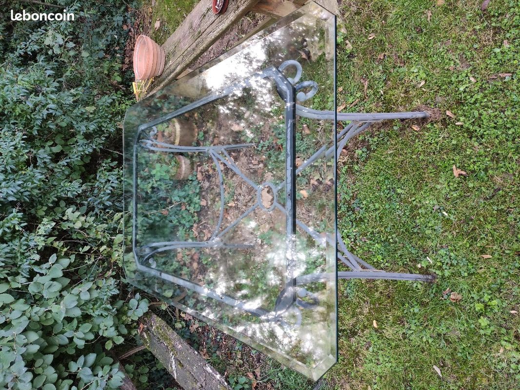 Table plateau verre (image 1)