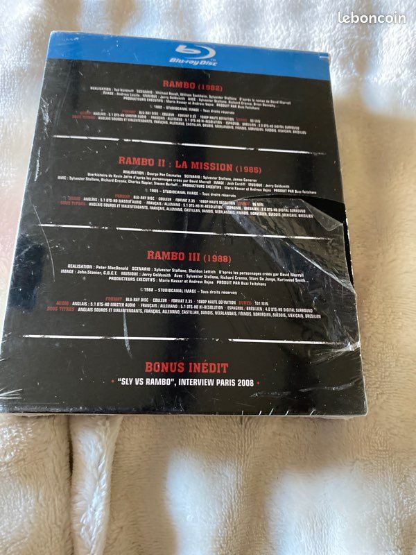 La trilogie Rambo en Bluray neuf (image 2)