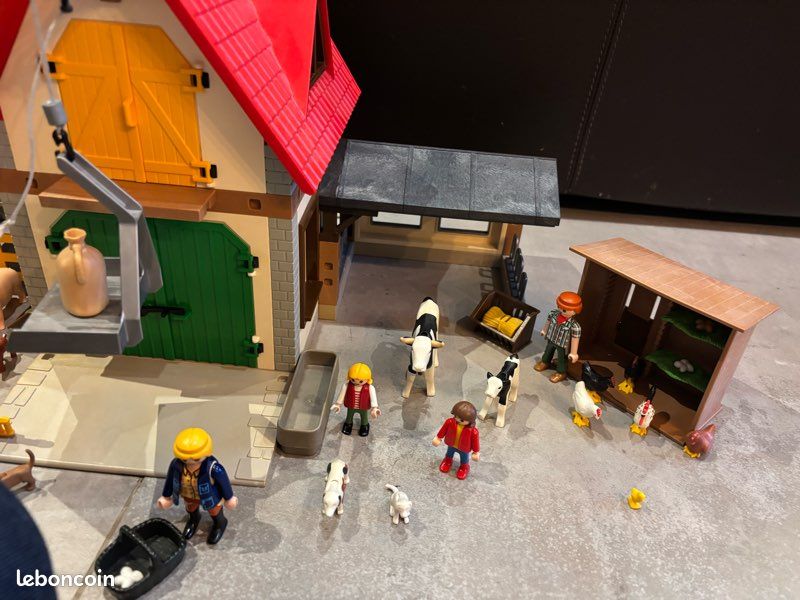 PLAYMOBIL PIÈCE FERME 4490 MUR DU HAUT AVEC VOLETS