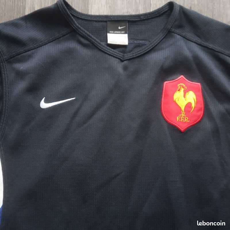 Débardeur Maillot France Rugby "Le Rugby Est Un Combat" - Cadeau Humour Pour Joueur Et Fan - Homme