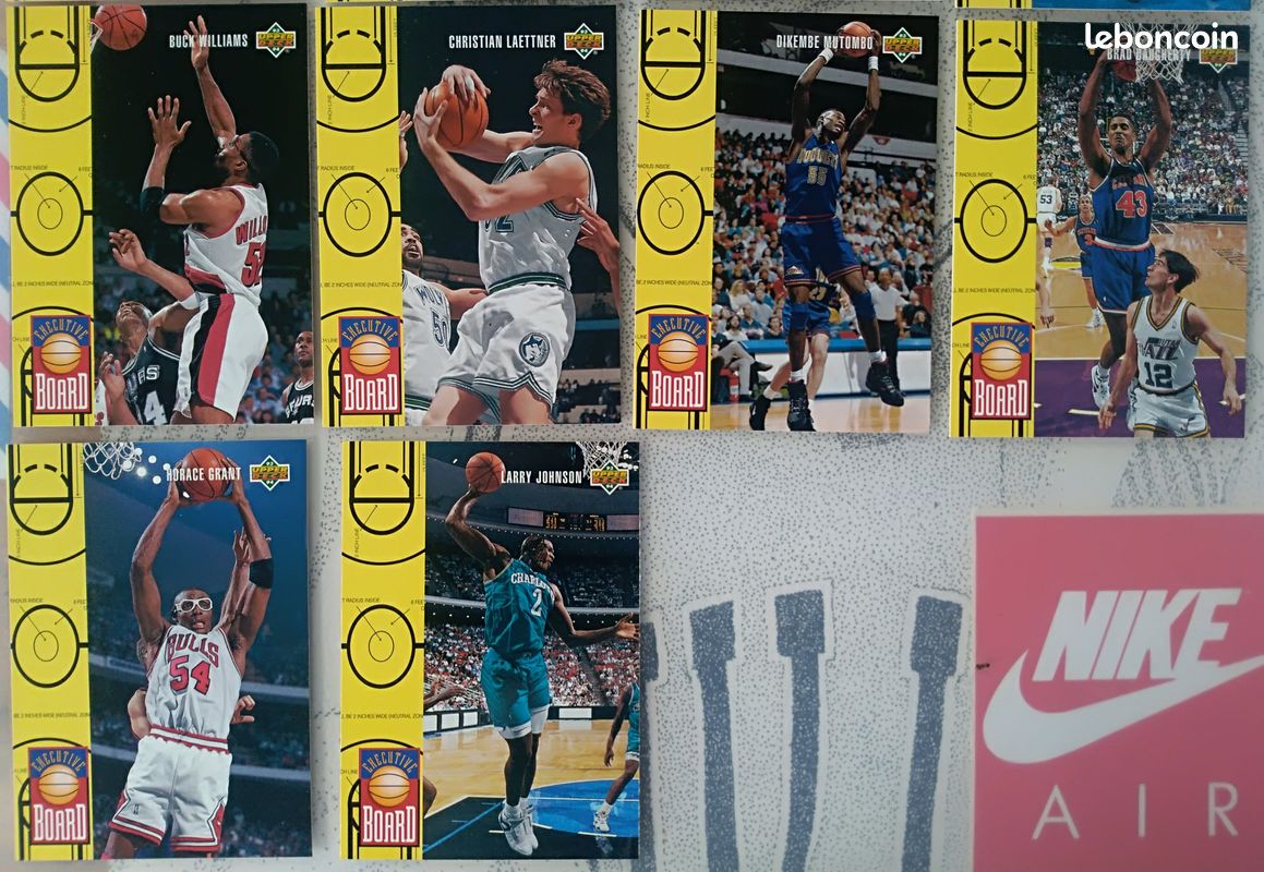Lot complet 15 cartes EB 1993 94 Hakeem Olajuwon, Dennis Rodman,... (image 3)
