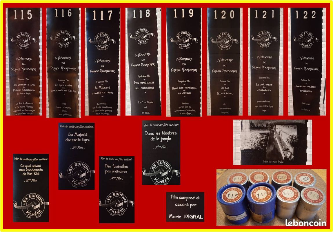 Lot de 25 films fixes 35 mm – Anciennes histoires pour enfants - Les éditions filmées Paris (image 2)