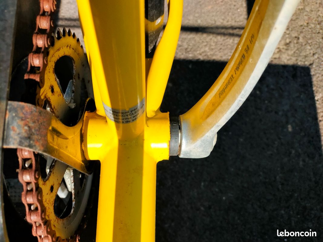 Triporteur vélos utilitaire jaune (image 9)