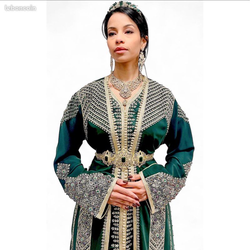 Takchita caftan robe oriental kaftan karakou (image 2)
