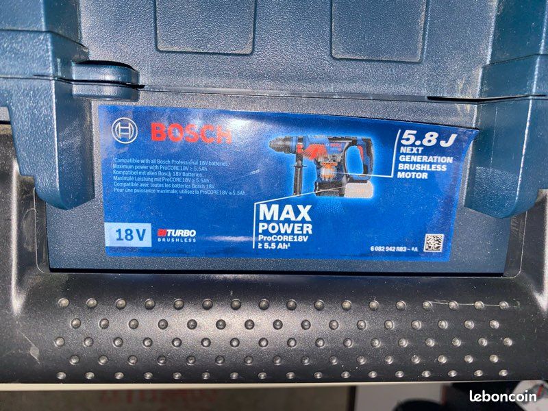 Bosch Professional GBH 18V-34 CF BITURBO – neuf en boîte, 2 batteries ProCORE 5,5 Ah + chargeur (image 2)