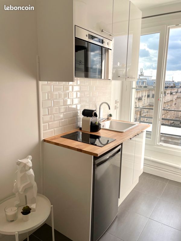 Appartement 1 pièce 9 m² · à Paris · 9,4 m² · 570 €/mois