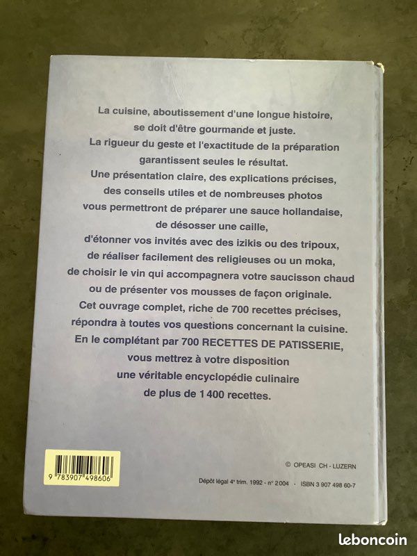 Livre 700 recettes de cuisine (image 2)