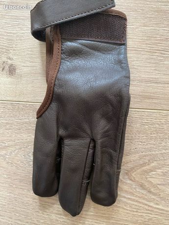 Gant de tir à l'arc équestre cuir - Sport & Plein air