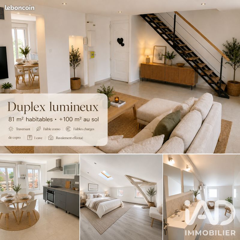 Appartement 3 pièces 81 m² · à Châlons-en-Champagne · 81 m² · 115 000 €