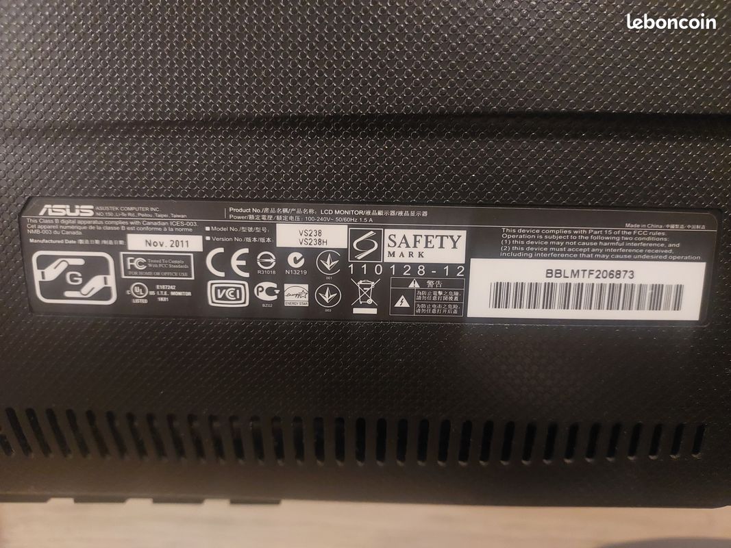 Eranc PC Asus VS238 (image 3)