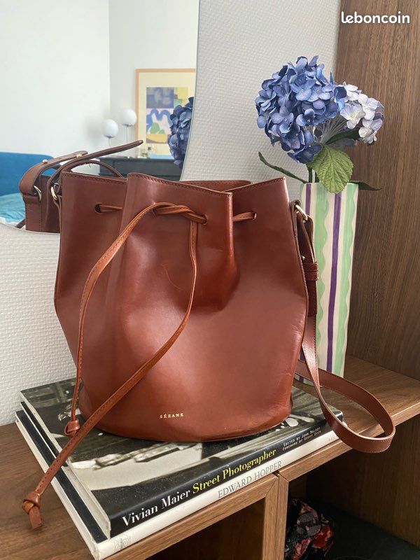 Sac Sézane en cuir Accessoires Bagagerie