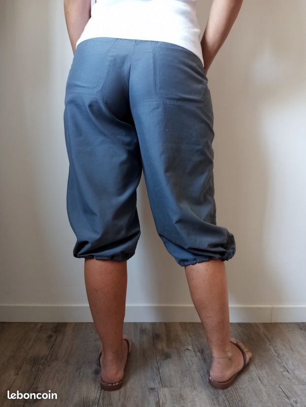 Lot de 2 joggings pantacourt Décathlon Domyos - Taille M (image 10)