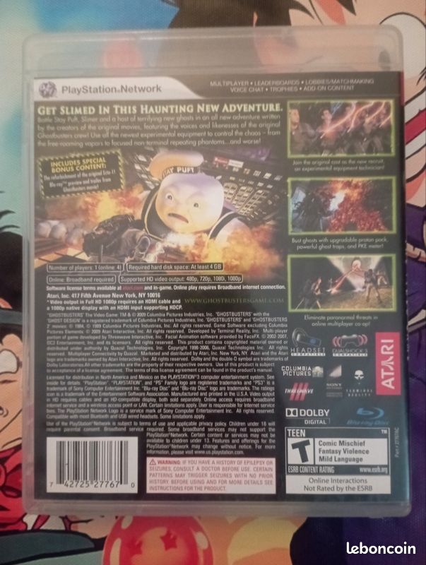 Sos fantomes ps3 d'occasion - Jeux vidéo