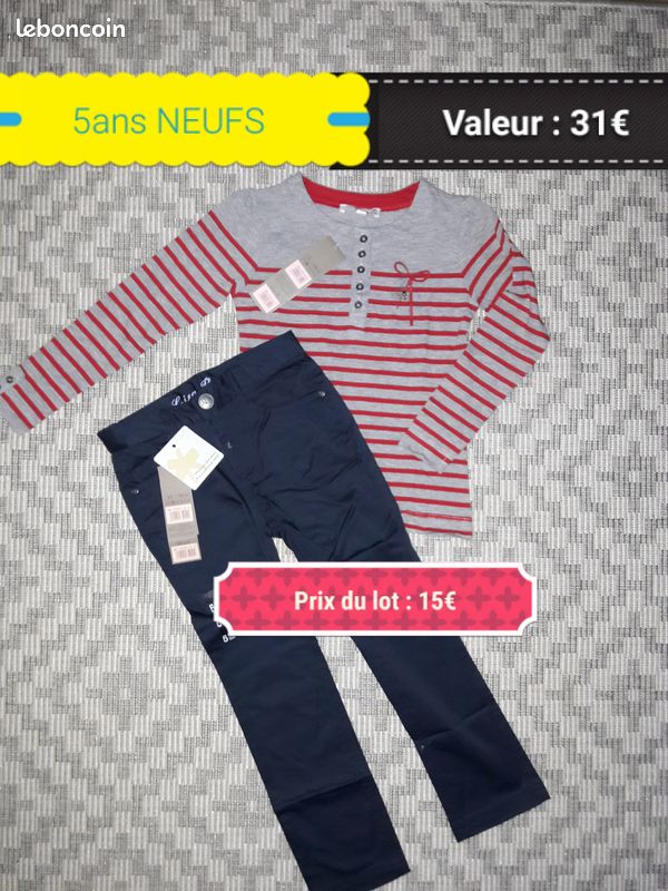 Diff. Vêtements fille 5 ans (image 4)