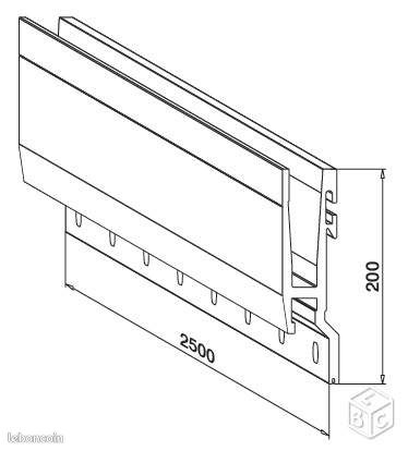 Profilé en aluminium gris pour limon Q-Railing (image 2)