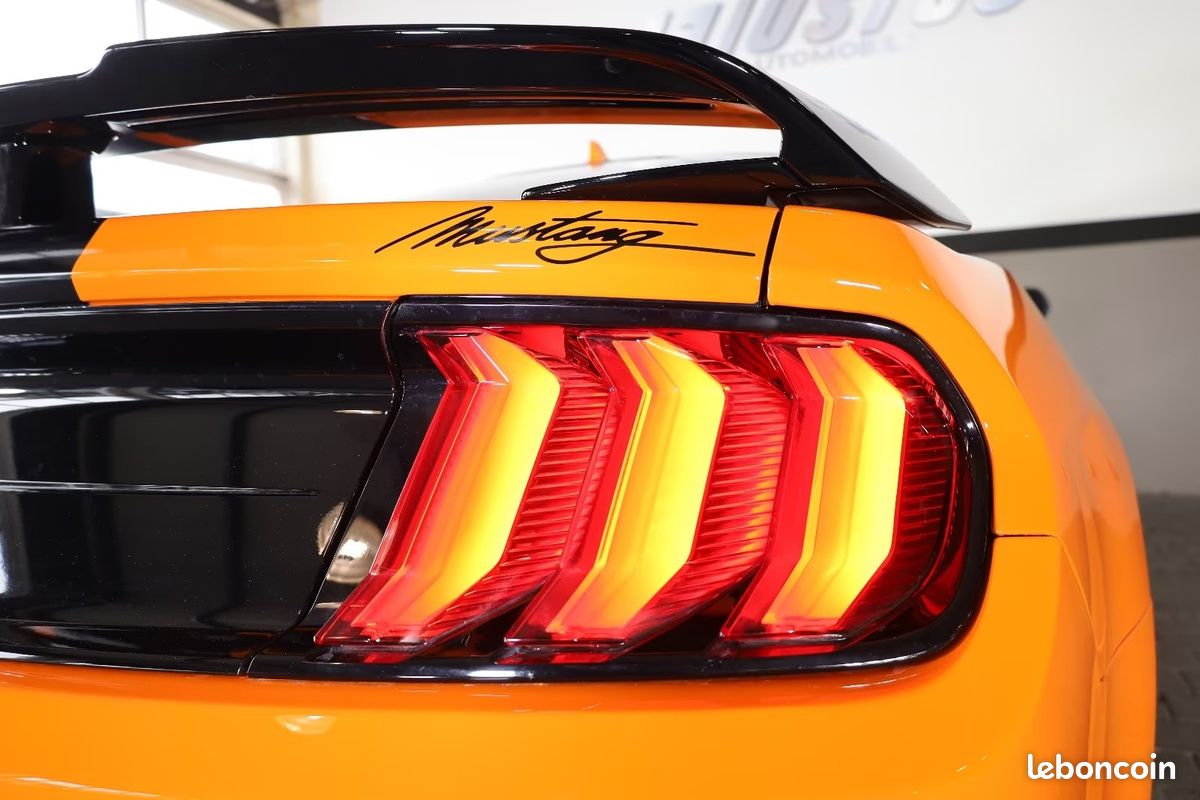 FORD Mustang GT Fifty Five Years Edition 5.0 V8 460 ch BVA10 – Twister Orange – Caméra – R19 (image 17)