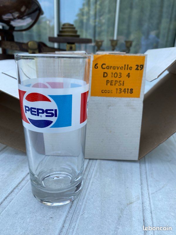 Pepsi Lot de 6 verres 30 cl - Iconiques et parfaits pour chaque boisson