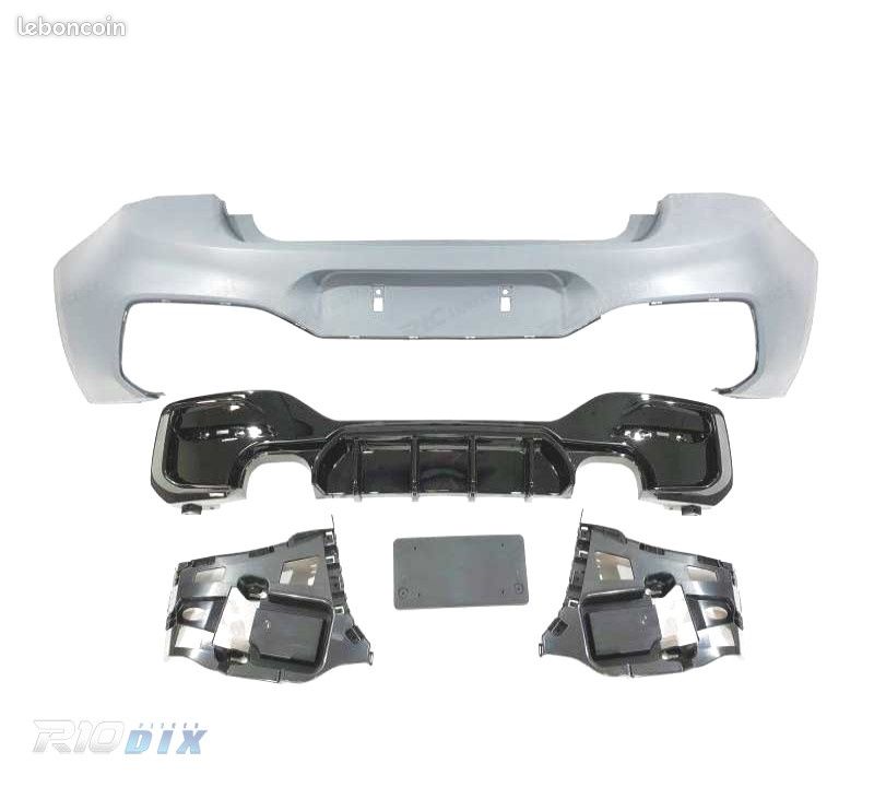 Pare-chocs arrière bmw f20 f21 lci 15-19 look m performance pdc 8m7d (image 2)