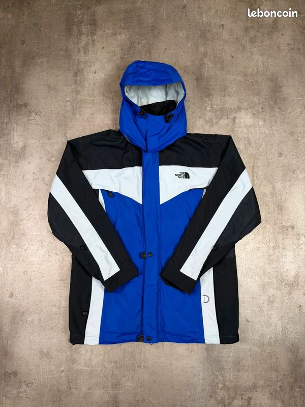 Manteau / veste de ski The North Face homme bleu noir blanc vintage taille M (image 1)