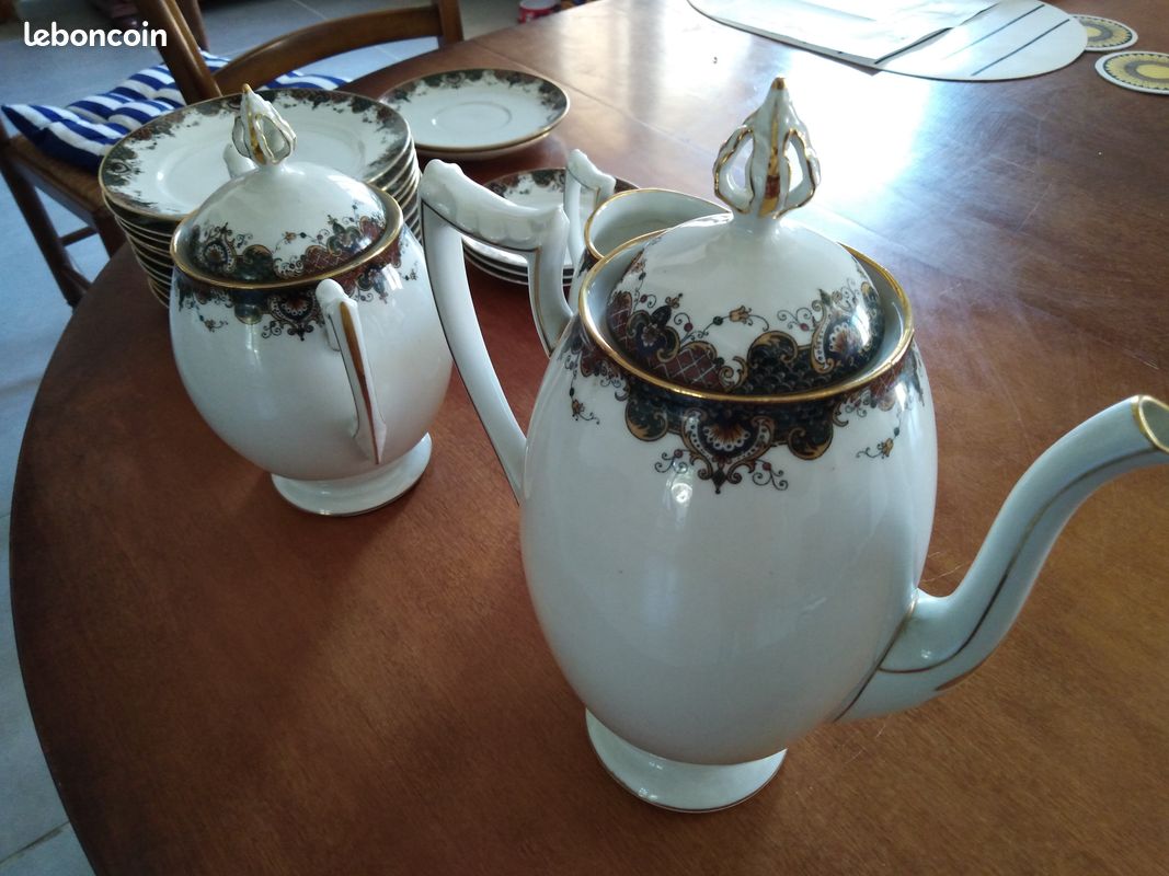 Service à dessert porcelaine de luxe UC Limoges (image 3)