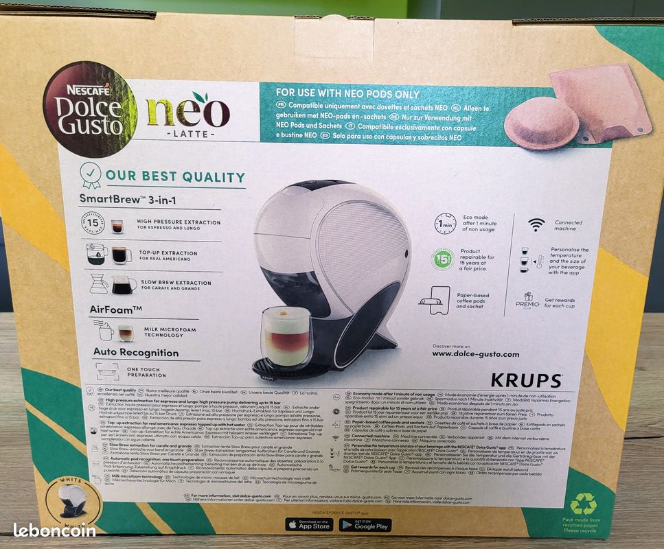 Machine à café Neo latte Dolce Gusto neuve sous garantie (image 3)