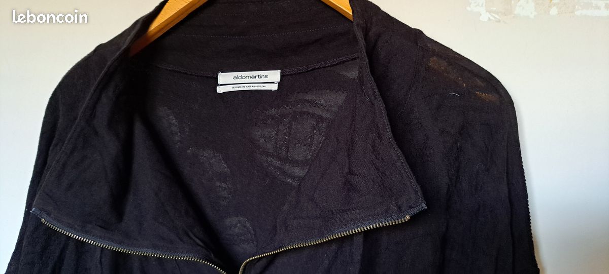 Gilet transparent Aldo Martins noir taille M (image 2)