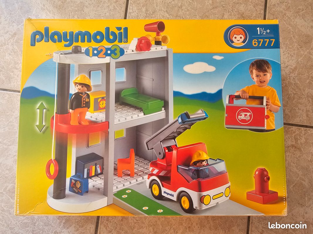 Caserne de pompier Playmobil 123 Jeux Jouets
