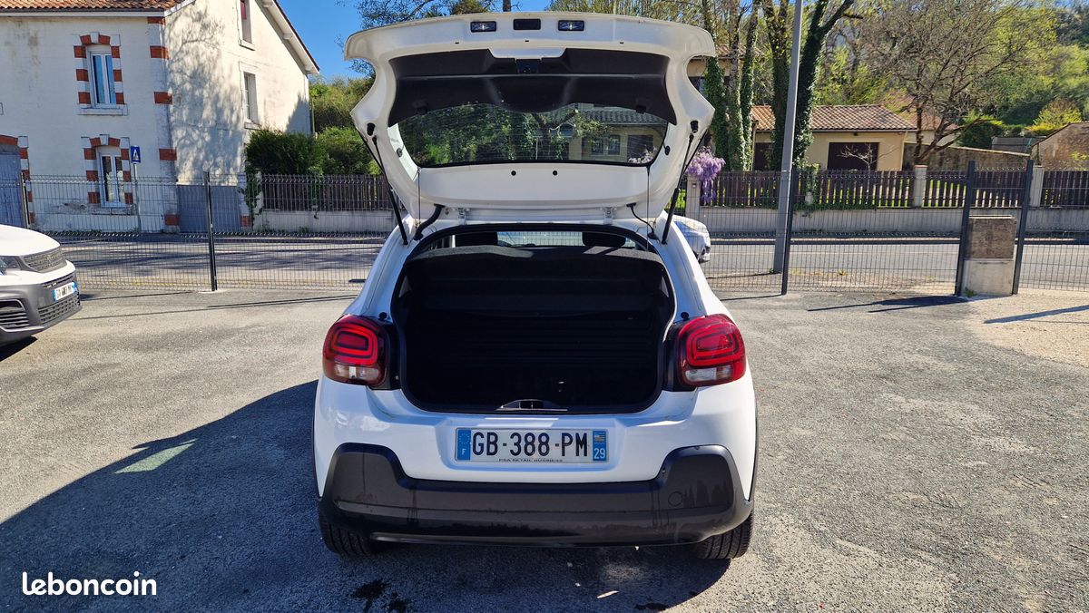Citroen C3 société 100 cv 2021 71000 km GPS Propre 6658 euros HT (image 2)