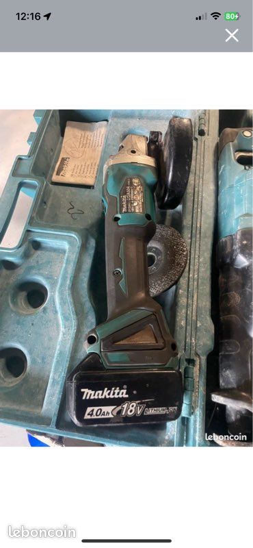 Meuleuse makita avec batterie (image 1)