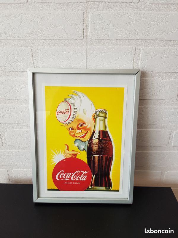 Cadre Alu avec affiche Coca Cola (image 1)