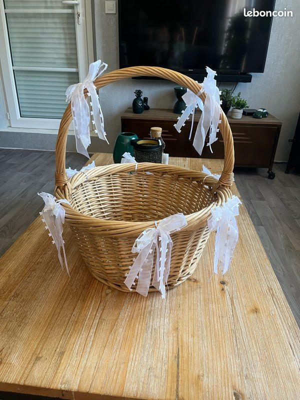 Grand panier osier (image 1)