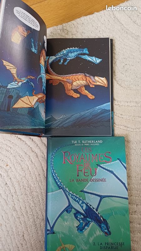 NEUF / BD Lot Tomes 1 et 2 Les royaumes de feu Tui T. SUTHERLAND (image 2)