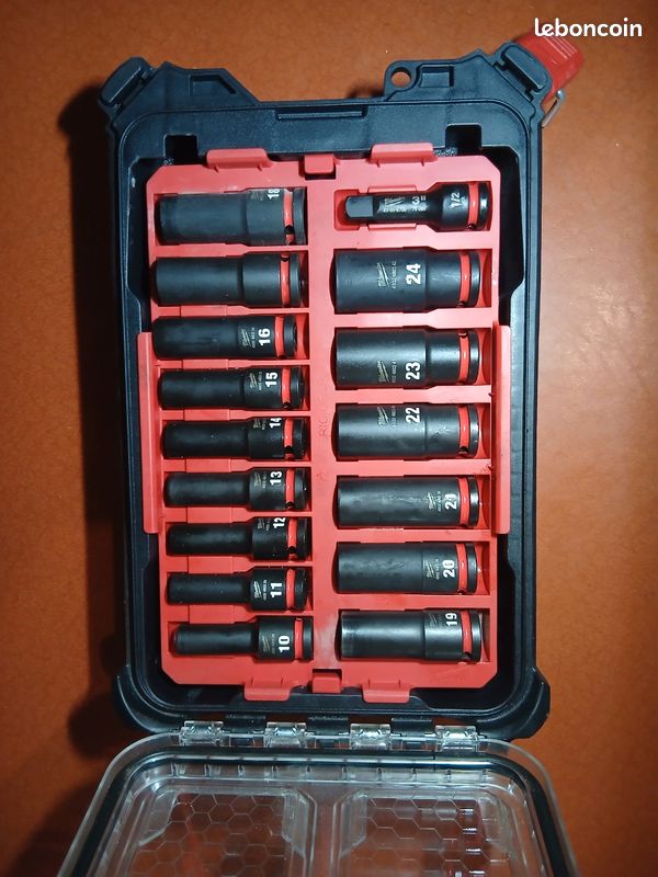 Coffret douilles à choc longues 1.2 (image 1)