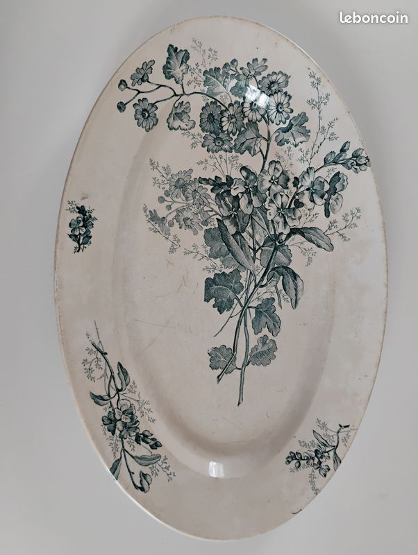 Plat ancien Giroflées (image 1)