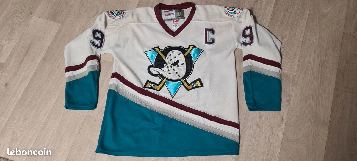 Maillot Shirt Trikot De Hockey Sur Glace Sport Bienne Skater N°96 Tg. L