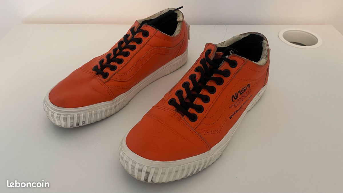 Orange Chaussure Vans Nasa Vans Old Skool Space Voyager X Nasa