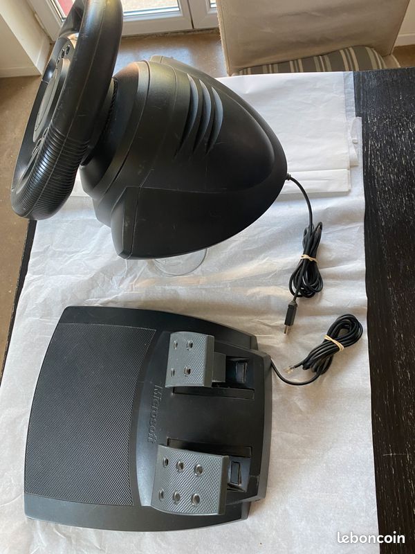 Volant Et Pédalier Microsoft Side Winder Precision Racing Wheel (image 1)