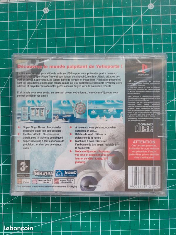 Yetisports Deluxe - NEUF UK - Sony PS1 Playstation 1