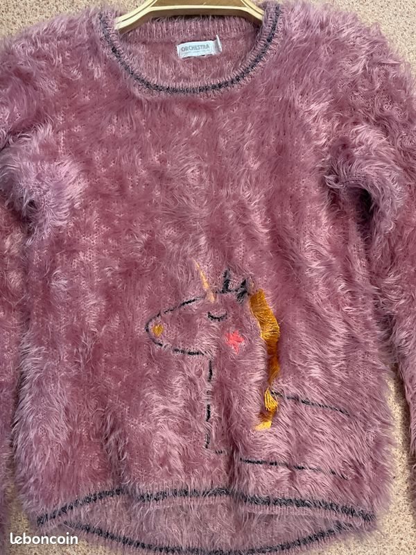 Pull fille Licorne Orchestra 8 ans (image 4)