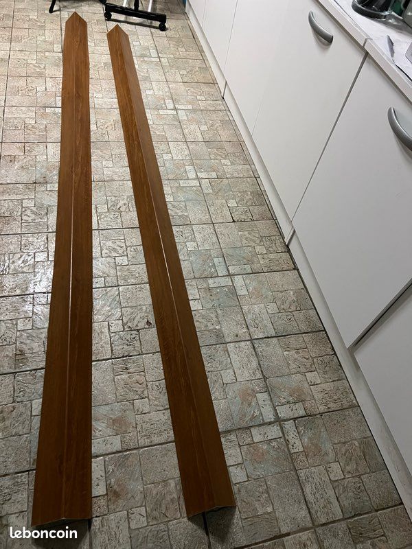 Cornière pvc chêne doré 100x100 longueur 3m (image 2)