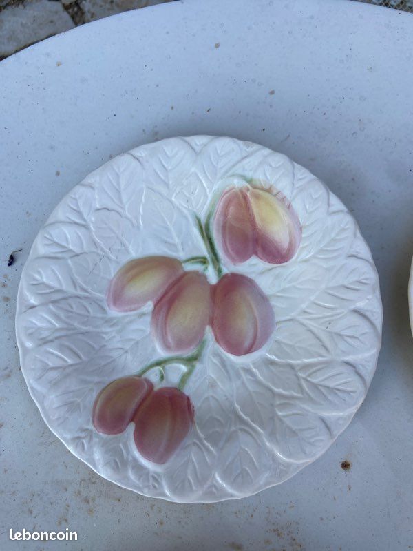 4 Assiettes Dessert motif Fruits Salins les Bains (image 2)