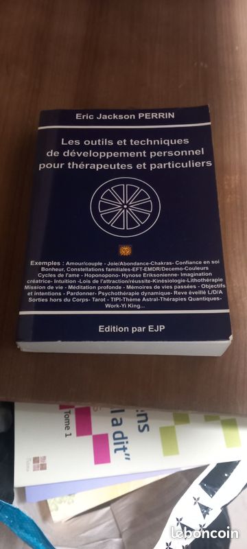 Les Outils Et Techniques De Développement Personnel Pour Thérapeutes Et Particuliers - Eric Jackson Perrin (image 1)