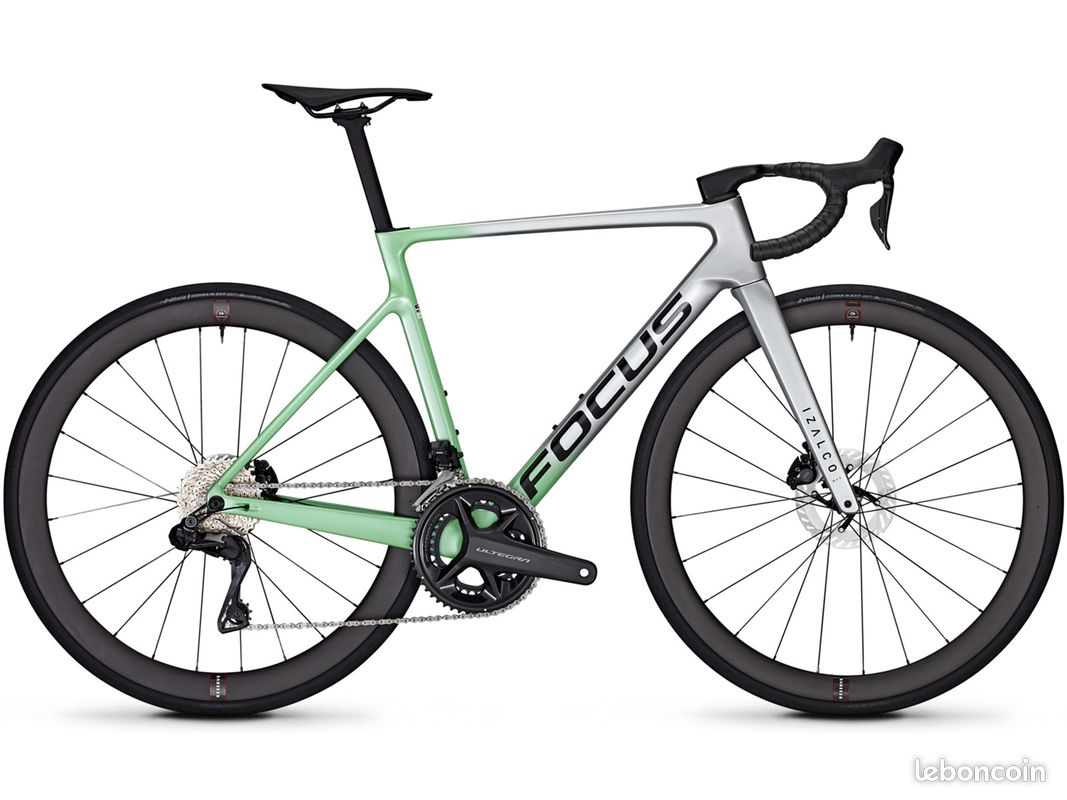 Vélo course carbone Focus Izalco Max 9.7 nepalsilver/mintgrey - 12v Ultegra DI2 2026 Couleur - Gris (image 1)
