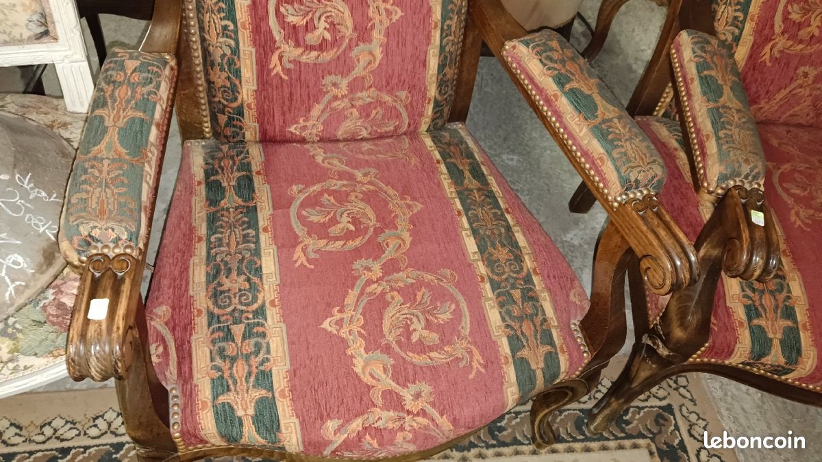 Fauteuils Voltaire, lourds et solides (image 4)