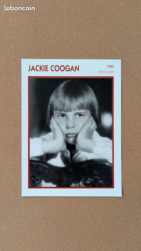 Jackie Coogan - Fiche photographique vintage (image 1)