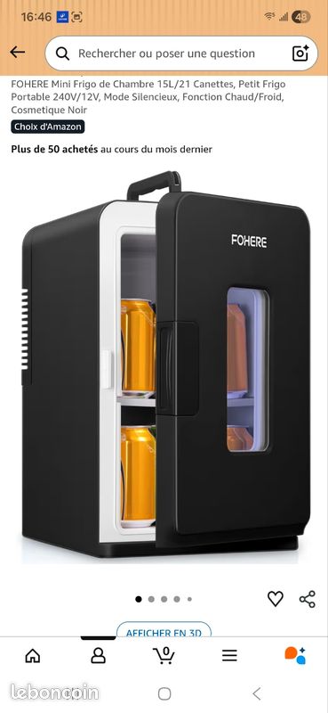 Mini Frigo De Chambre pour Skincare 4L Petit Frigo Skincare